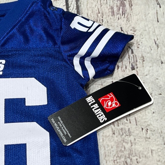 Saquon Barkley New York Giants NFL Football Bodysuit Baby Youth New Jersey - Picture 4 of 7
